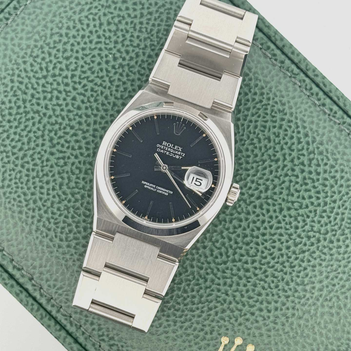 Rolex Oysterquartz Datejust First Edition black Dial
