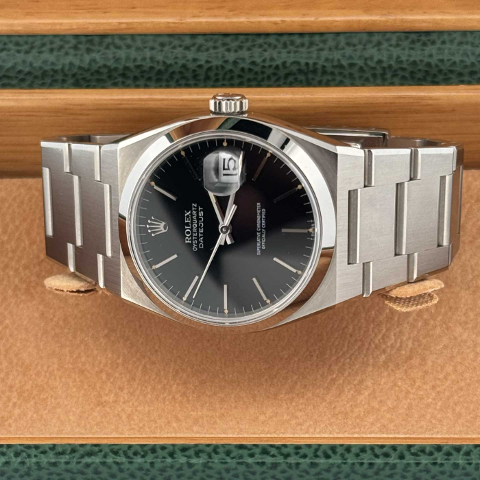 Rolex Oysterquartz Datejust First Edition black Dial
