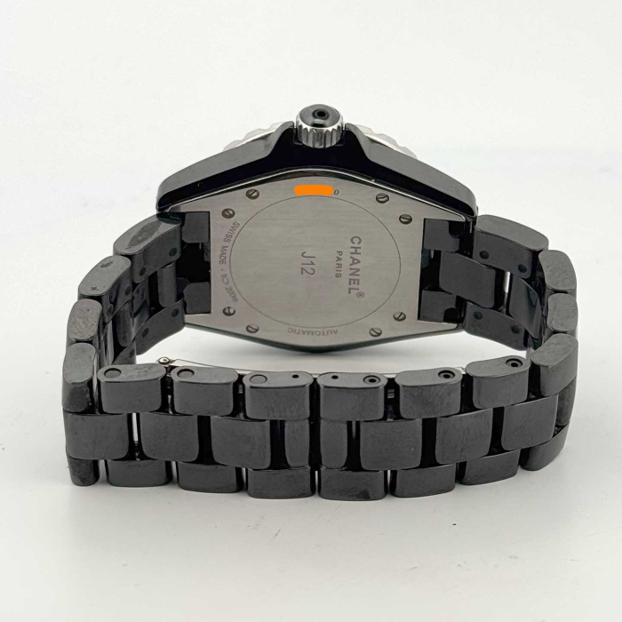 Chanel J 12 Black Dial with Diamonds