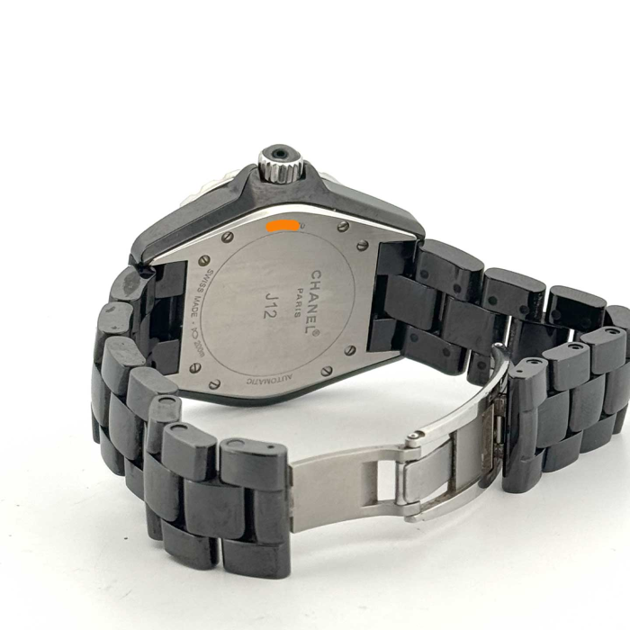 Chanel J 12 Black Dial with Diamonds