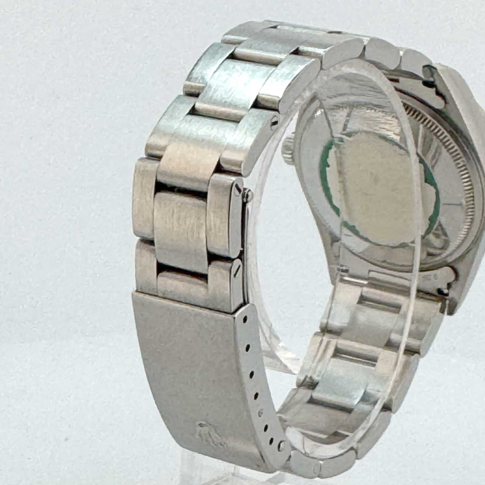 Rolex Airking 34 Engine turned bezel black tritium dial