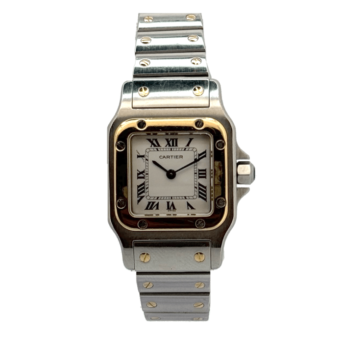 Cartier Santos Galbée Lady Two Tones