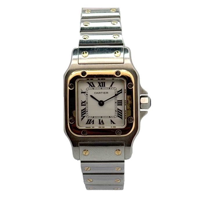 Cartier Santos Galbée Lady Two Tones