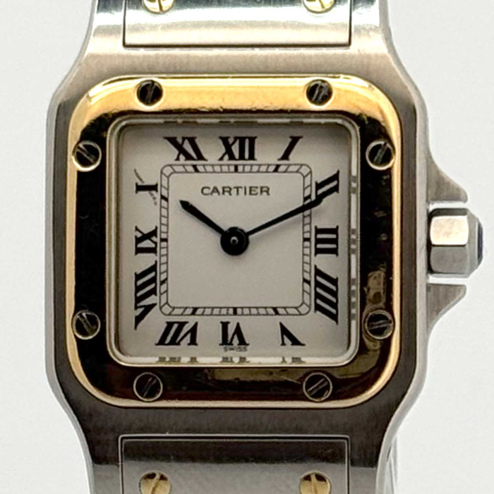 Cartier Santos Galbée Lady Two Tones