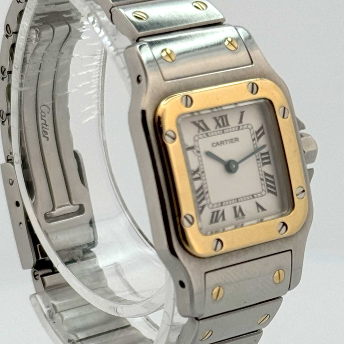 Cartier Santos Galbée Lady Two Tones