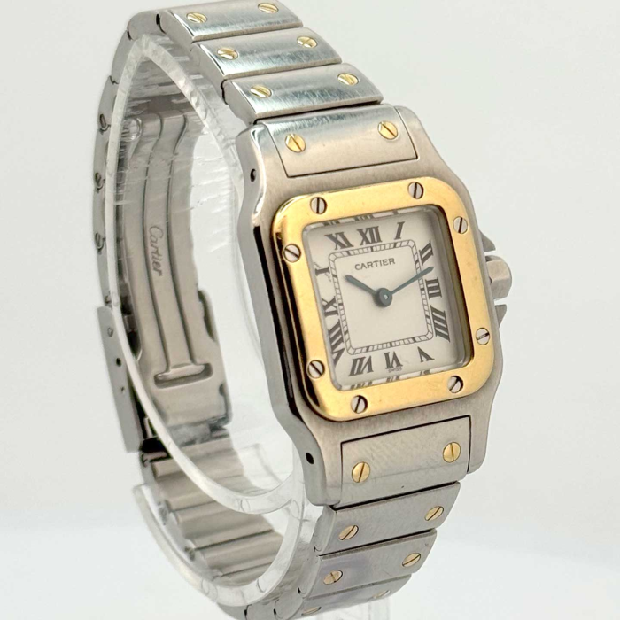Cartier Santos Galbée Lady Two Tones