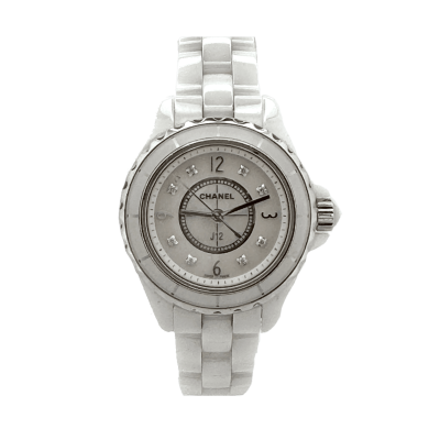 Chanel J12 Blanche Cadran Diamants