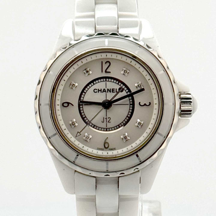 Chanel Chanel J12 White 29 mm, 8 Diamonds