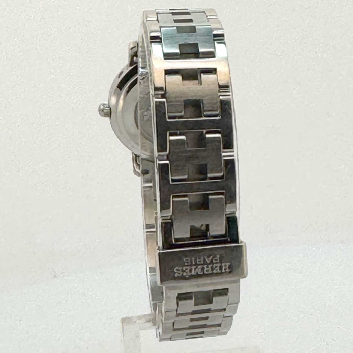 Hermes Clipper Cadran Noir Acier