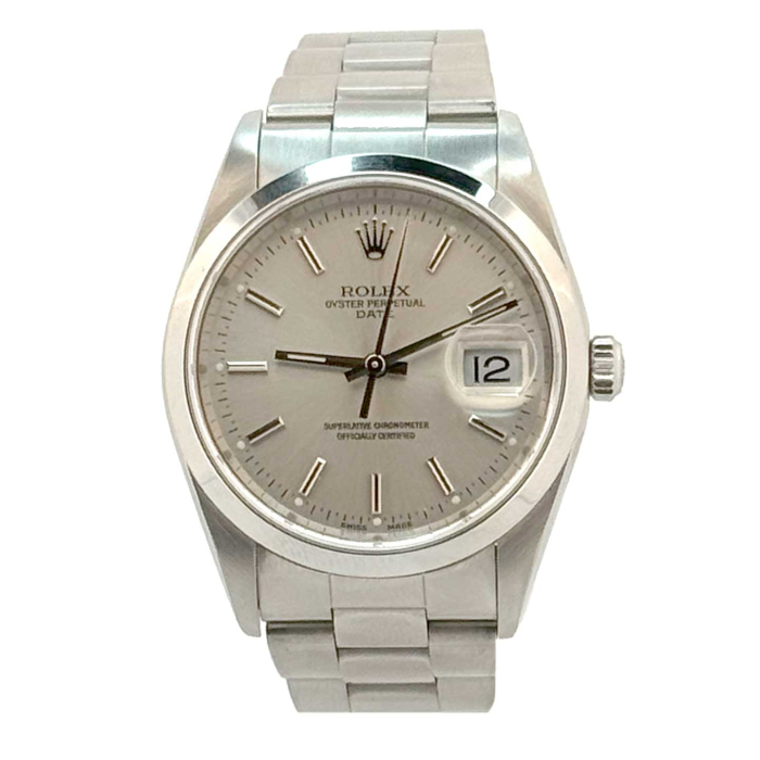 Rolex Oyster Perpetual Date 34 Cadran Argenté
