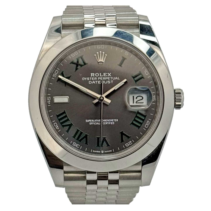 Rolex Datejust Wimbledon Acier
