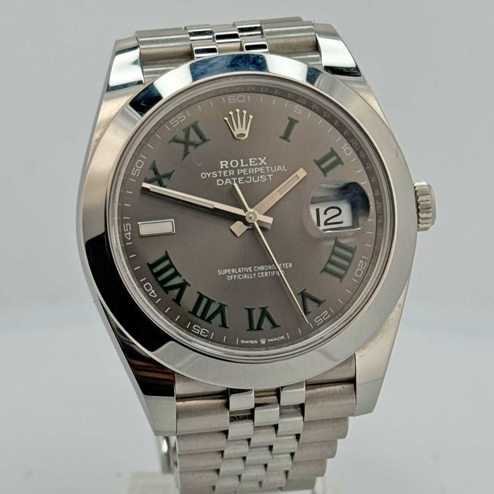 Rolex Datejust Wimbledon Acier