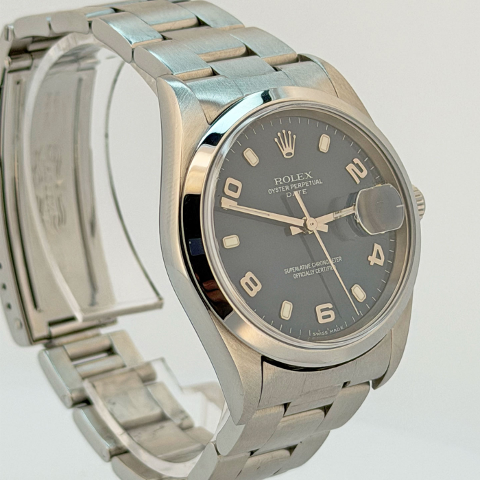 Rolex Oyster Perpetual Date 34 Dial Blue Numbers
