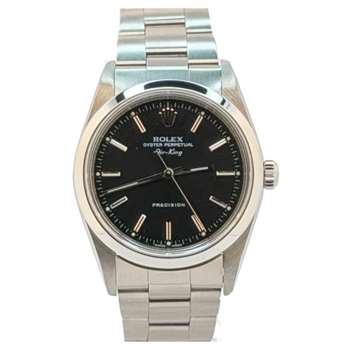 Rolex Oyster Perpetual AIrking 34 Black Dial