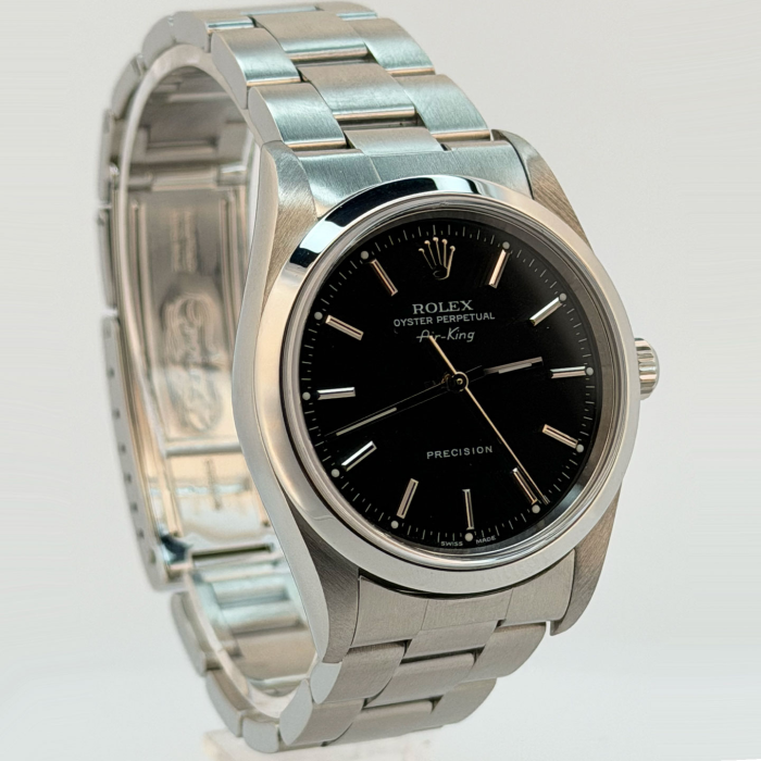 Rolex Airking 34 Black Dial SuperLuminova
