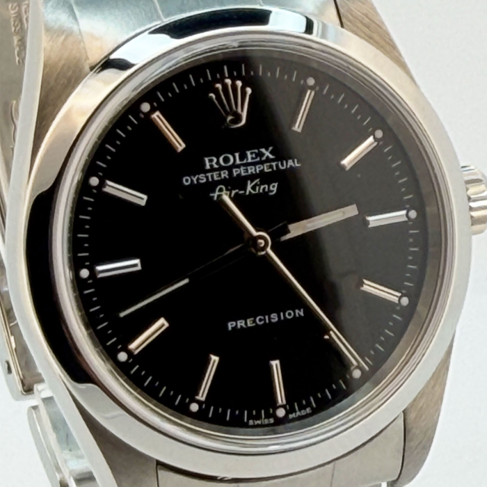 Rolex Oyster Perpetual AIrking 34 Black Dial