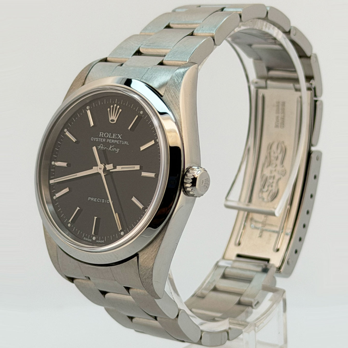 Rolex Oyster Perpetual AIrking 34 Black Dial