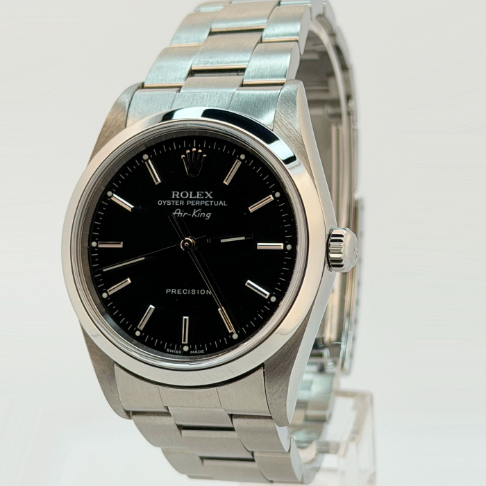 Rolex Oyster Perpetual AIrking 34 Black Dial
