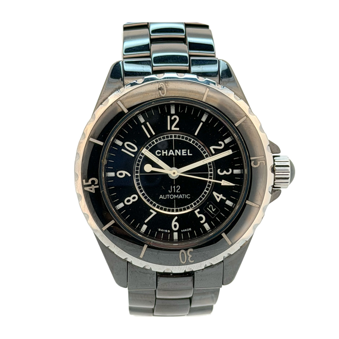 Chanel J-12 Noire Automatique GM 38