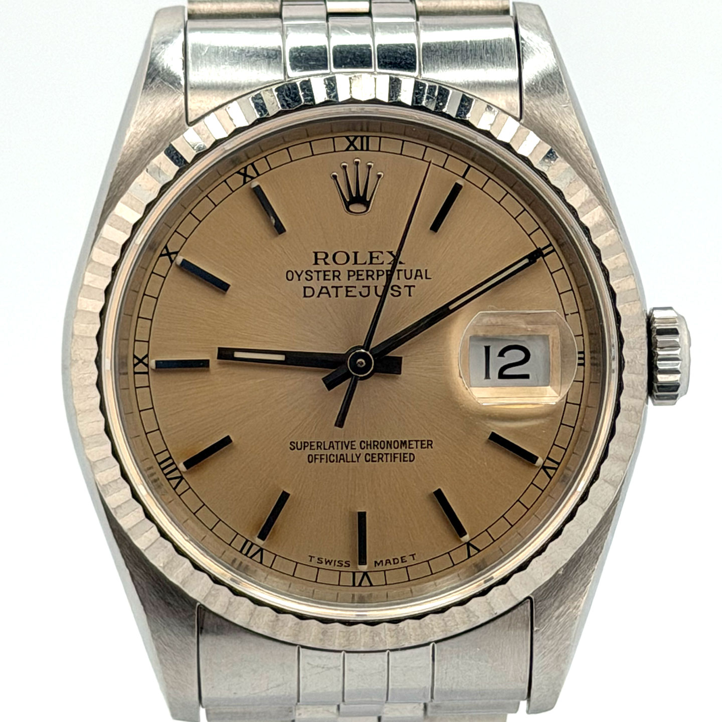 Rolex Datejust 16234 36 mm Champagne Dial Jubilee 1991