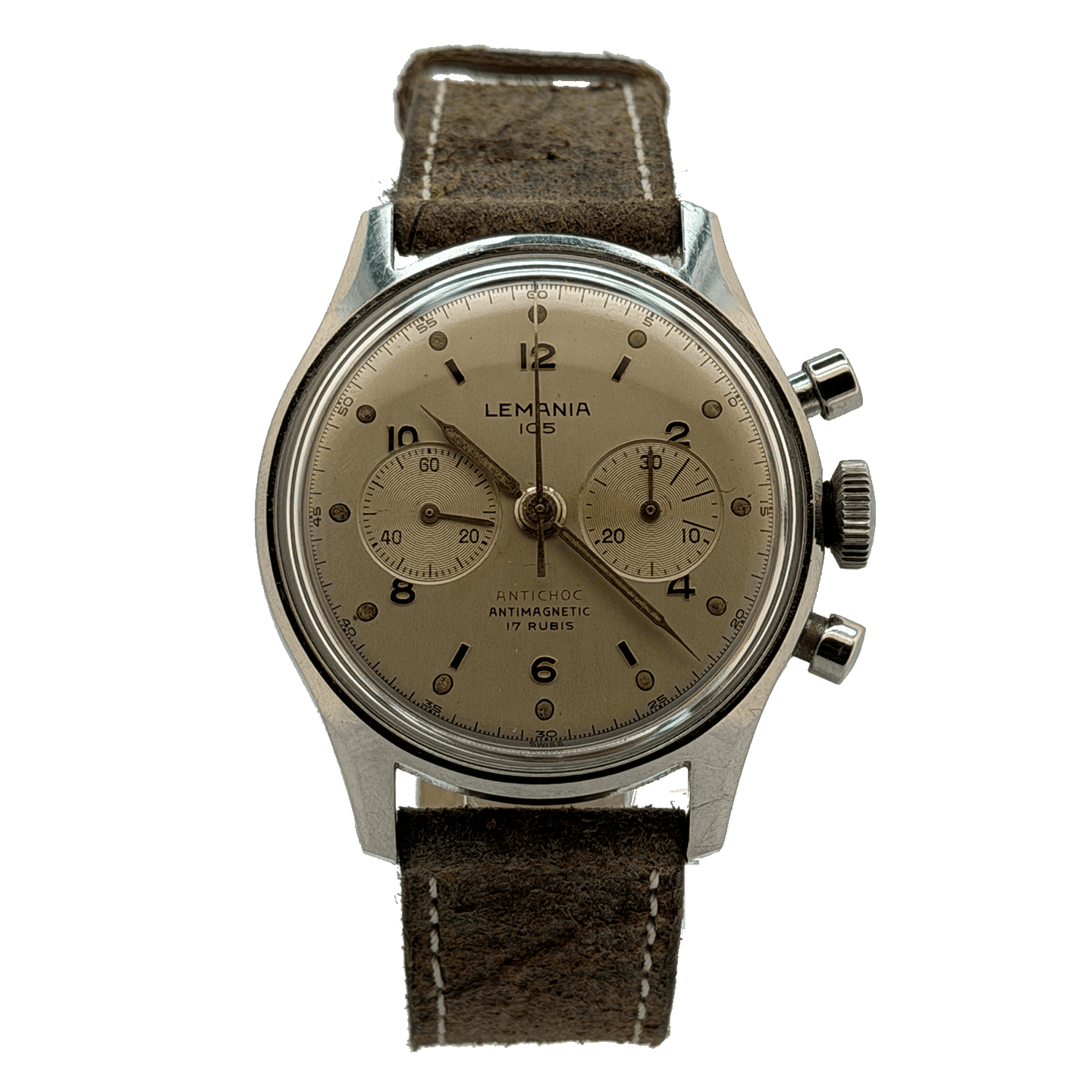 Cadran Chronographe Lemania – Neuf Avec Petits Défauts – Pour Montre Vintage