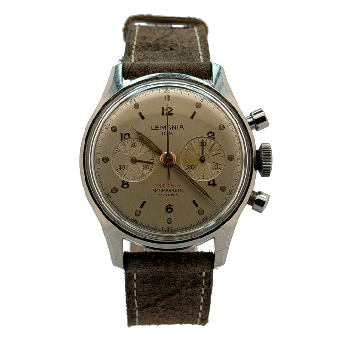 Lemania Chronographe 105 bi-compax 50's