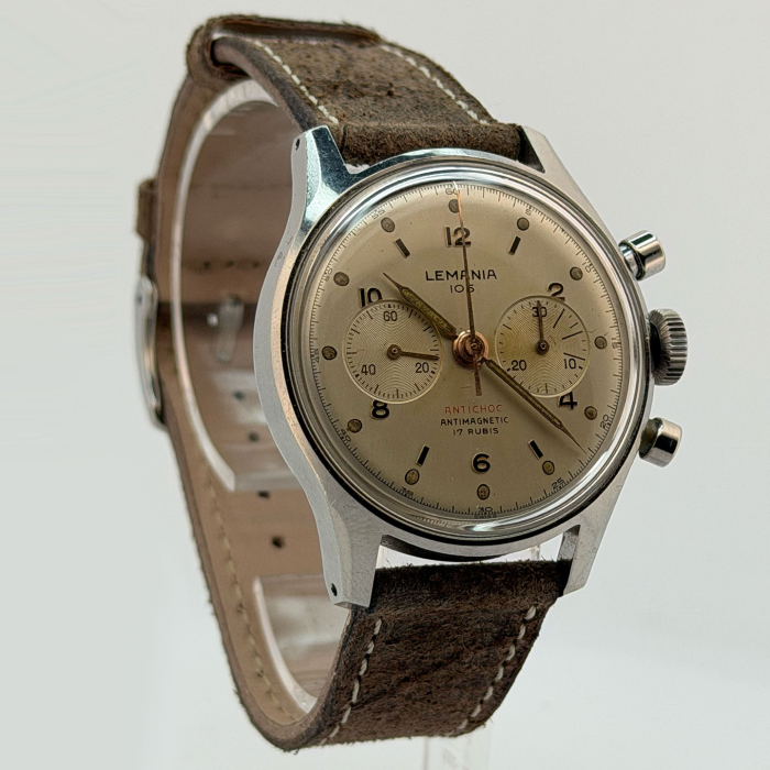 Lemania Chronographe 105 bi-compax 50's