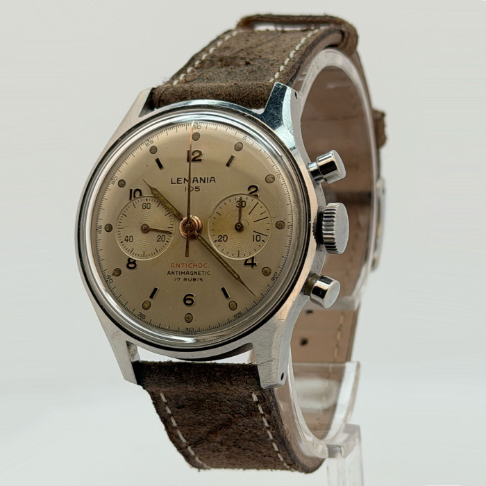 Lemania Chronographe 105 bi-compax 50's