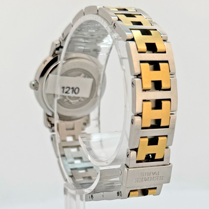 Hermes Clipper Steel & Gold Plating