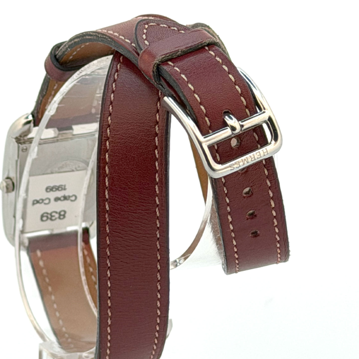 Hermes Cape Cod Lady Small Double Tour Bungundy