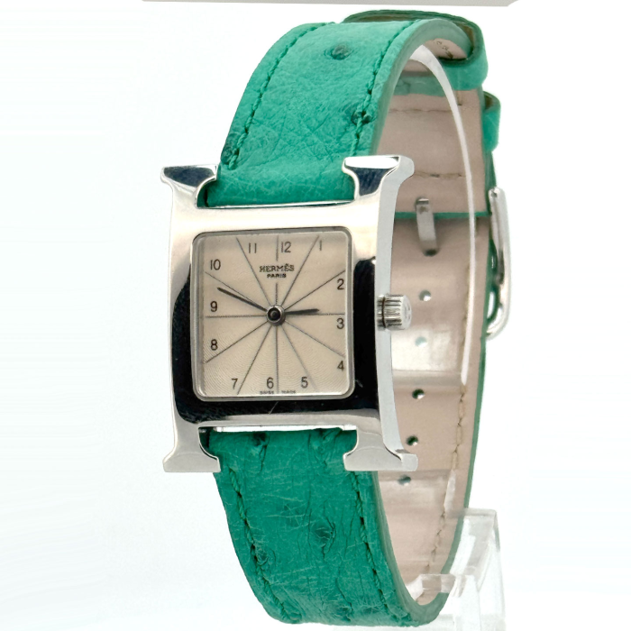 Hermes Heure H White Sun dial