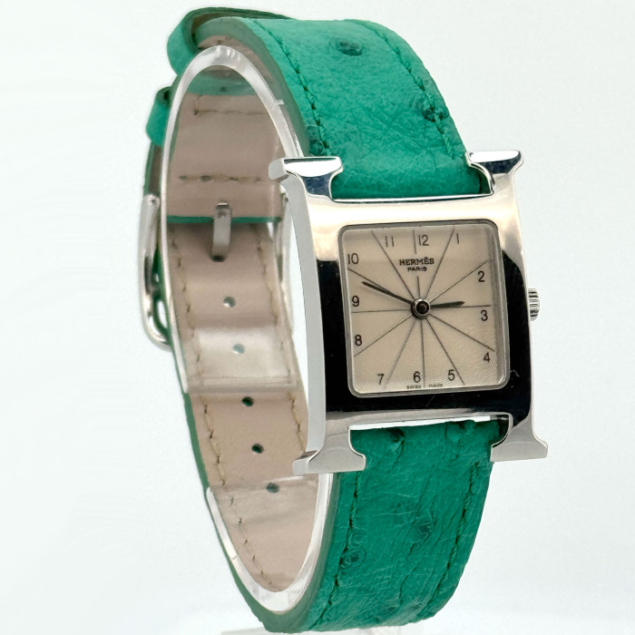 Hermes Heure H White Sun dial