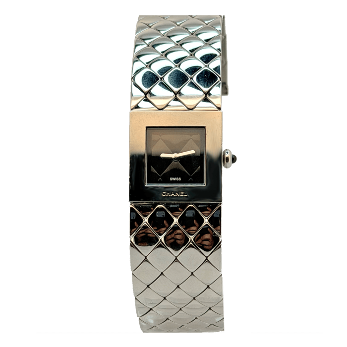Chanel Matelassée Black Dial
