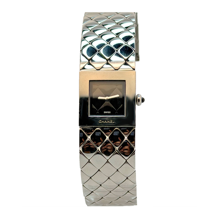 Chanel Matelassée Black Dial
