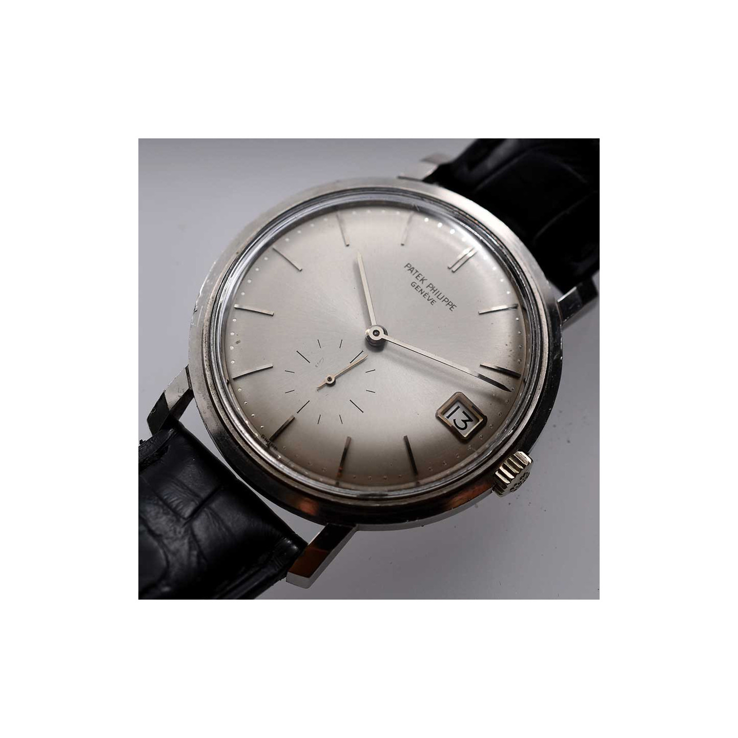 Pre-owned Patek Philippe Calatrava Petite White Gold 3445 watch