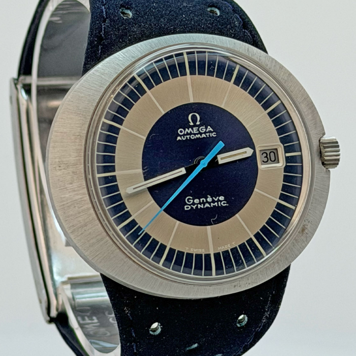 Omega Dynamic Bullseye Bleu 41 New Old Stock
