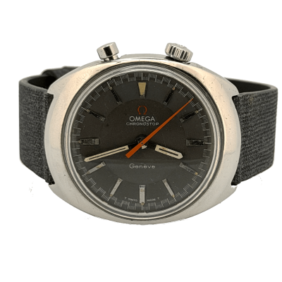 Omega Chronostop Driver Pilote Under the Wrist