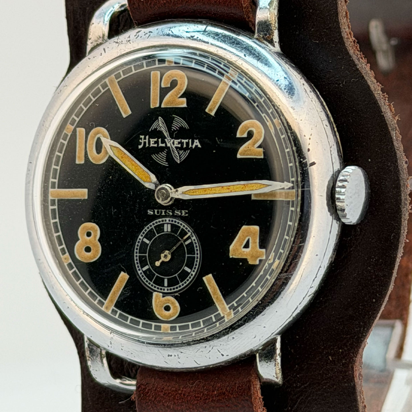 Photo inspiration: Helvetia Aviator Pilot 1935 Small Seconds Black Dial Photo Inspiration