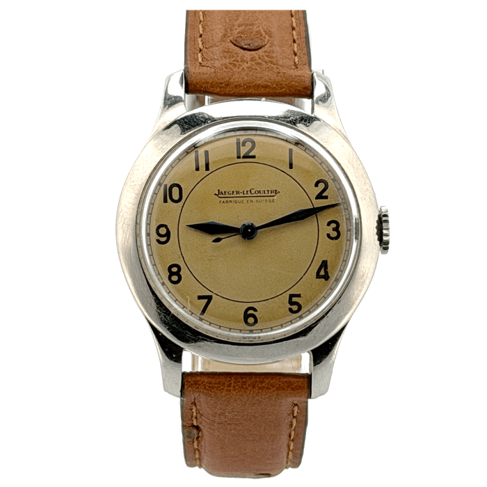Jaeger Lecoultre Classique Seconde Centrale type Aviation Militaire Pre-Guerre