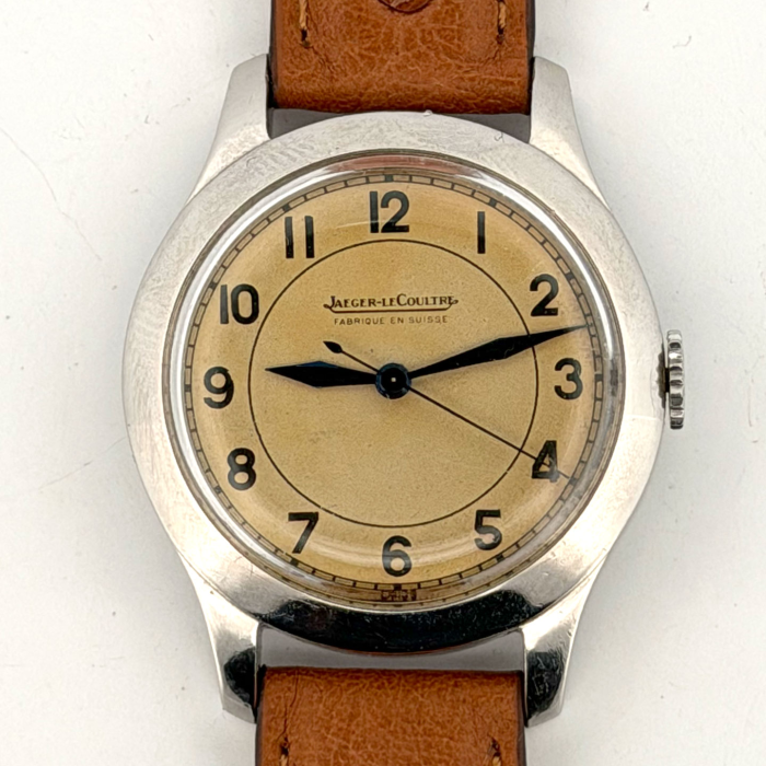 Jaeger Lecoultre Classique Seconde Centrale type Aviation Militaire Pre-Guerre