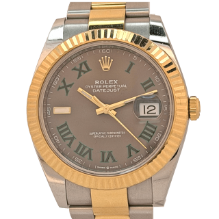 Rolex Datejust 41 Or & Acier Wimbledon