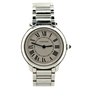 Cartier Must Ronde White Dial