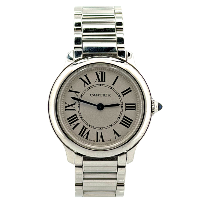 Cartier Must Ronde White Dial