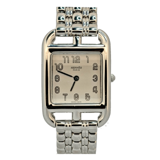 Hermes Cape Cod Petit Modèle Femme  Bracelet Acier