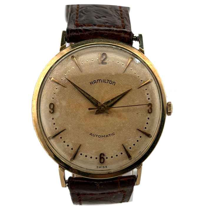 Hamilton Automatic Swirling Guilloched From the Baldwin-Bellmore Federal