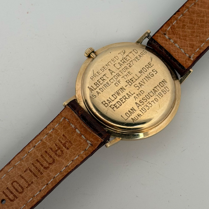 Hamilton Automatic Swirling Guilloched From the Baldwin-Bellmore Federal