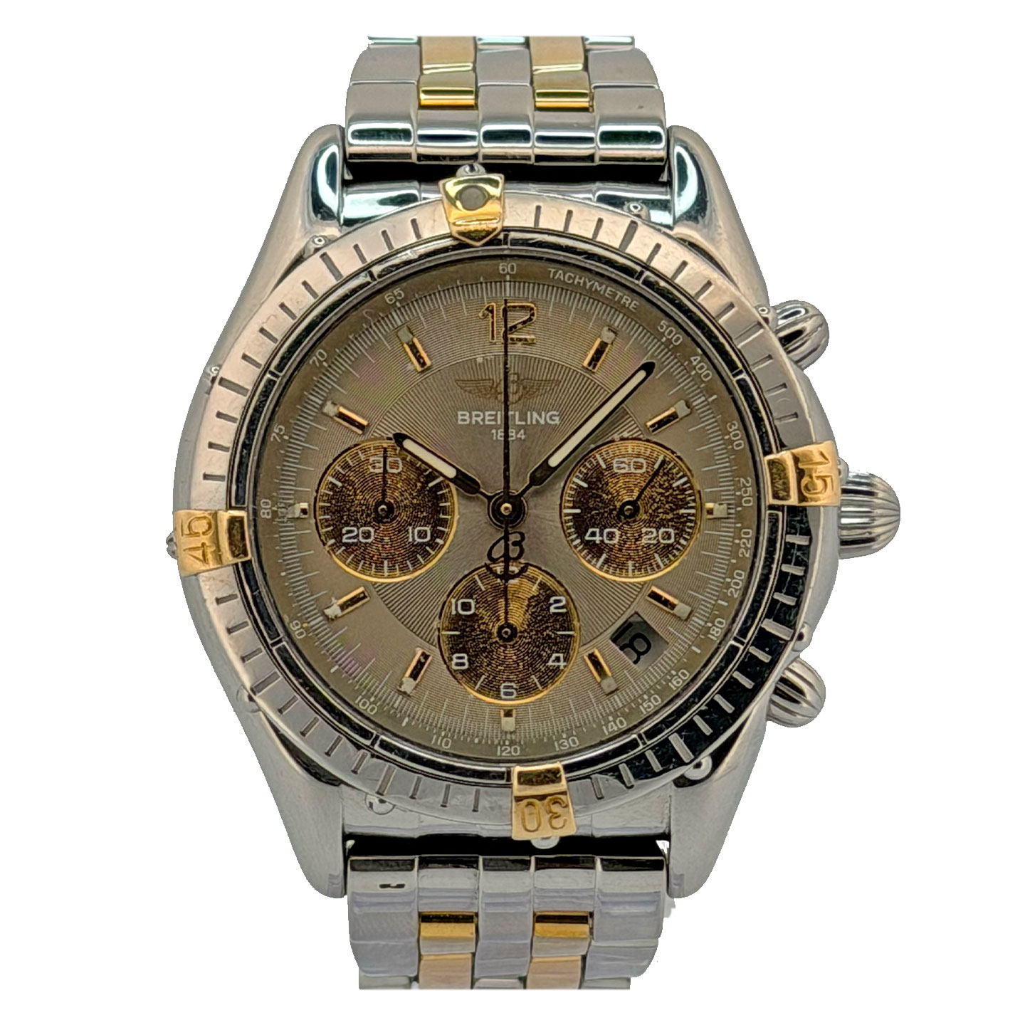 Breitling Chronomat 2443 Steel Gold Chronograph 1996
