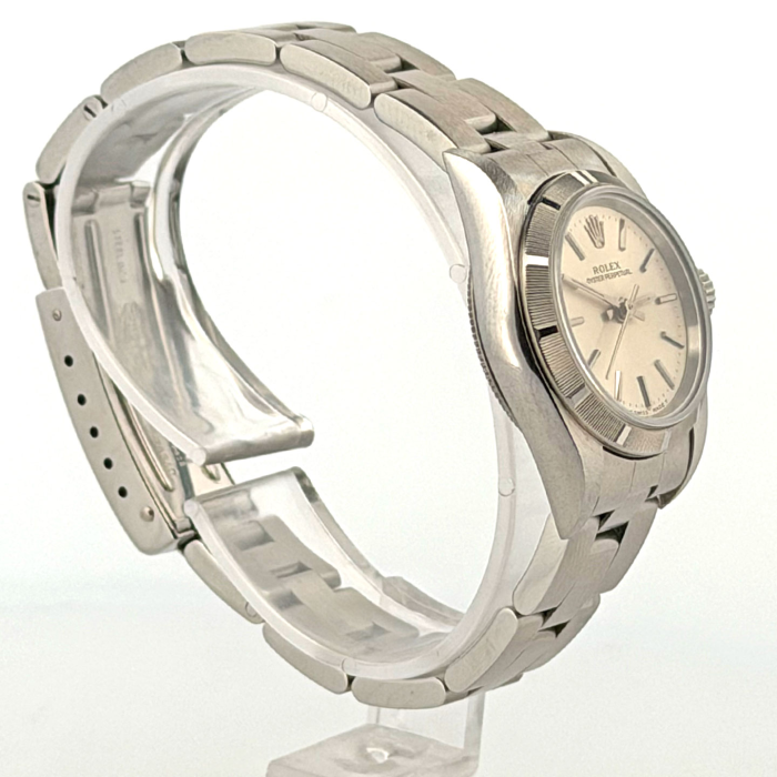 Rolex Oyster Perpetual 26 Engine Turned Bezel