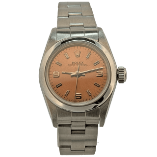 Rolex Oyster Perpetual Lady 26 Cadran Rose 3 6 9