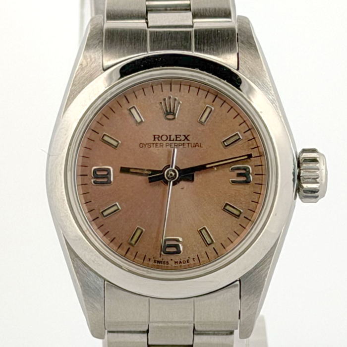 Rolex Oyster Perpetual Lady 26 Cadran Rose 3 6 9